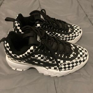 Checkered Fila Disruptor Shoe